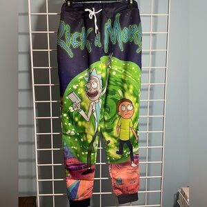 Men’s Graphic Jogging Pants- Rick and Morty Size Small